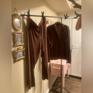 Skims super soft ribbed sleepwear set